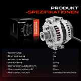 1x Lichtmaschine Generator für Mercedes-Benz W212 S212 X164 W164 W221 W251