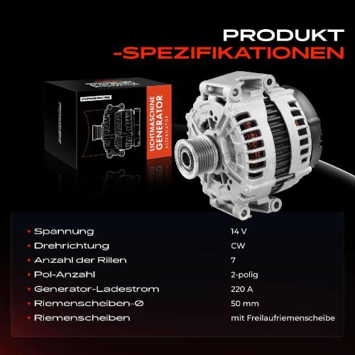 1x Lichtmaschine Generator für Mercedes-Benz W212 S212 X164 W164 W221 W251 Bild 1x Lichtmaschine Generator für Mercedes-Benz W212 S212 X164 W164 W221 W251