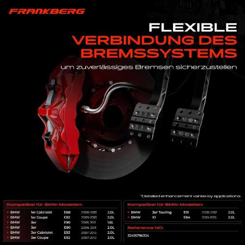 1x Servolenkung Schlauch für BMW 1er E82 E88 3er E90-E93 X1 E84 2.0L Bild 1x Servolenkung Schlauch für BMW 1er E82 E88 3er E90-E93 X1 E84 2.0L