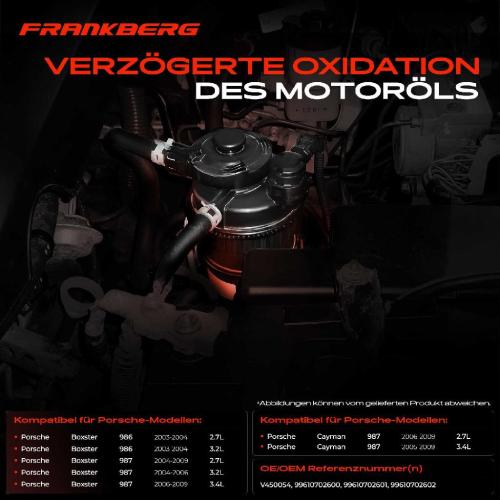 1x Ölabscheider Kurbelgehäuseentlüftung für Porsche Boxster Cayman 986 987 2.7L 1999-2009 Bild 1x Ölabscheider Kurbelgehäuseentlüftung für Porsche Boxster Cayman 986 987 2.7L 1999-2009