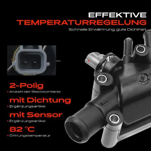 Frankberg 1x Thermostat Kühlmittel für Ford Fiesta Kasten J3 KA Van RB Street RL2 1996-2008 Bild Frankberg 1x Thermostat Kühlmittel für Ford Fiesta Kasten J3 KA Van RB Street RL2 1996-2008