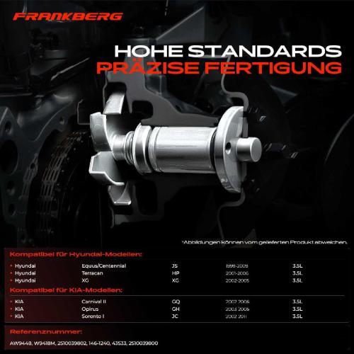 1x Wasserpumpe Kühlwasserpumpe für Hyundai XG Terracan HP Equus KIA Carnival II GQ Opirus Sorento I Bild 1x Wasserpumpe Kühlwasserpumpe für Hyundai XG Terracan HP Equus KIA Carnival II GQ Opirus Sorento I