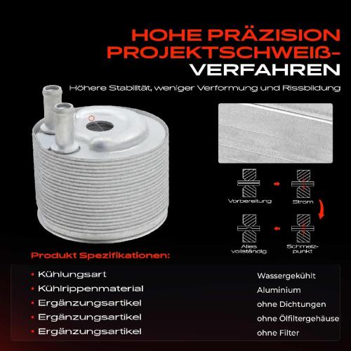 1x Ölkühler Motoröl für Nissan Murano II Z51 NP300 Navara D40 Pathfinder III R51 Bild 1x Ölkühler Motoröl für Nissan Murano II Z51 NP300 Navara D40 Pathfinder III R51
