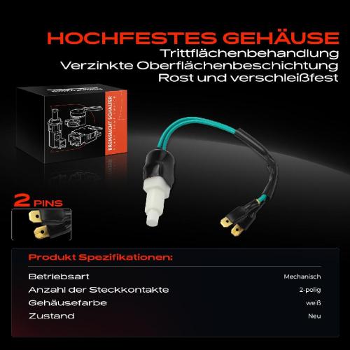 1x Bremslichtschalter für Land Rover 90 Defender Cabrio L316 Bild 1x Bremslichtschalter für Land Rover 90 Defender Cabrio L316