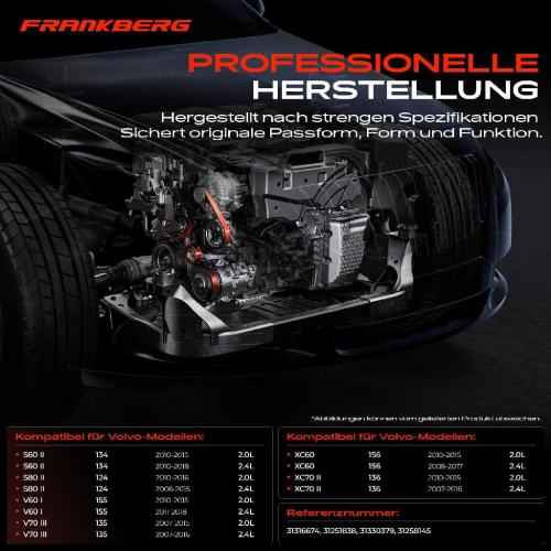 1x Spannrolle Riemenspanner für Volvo S60 II S80 II V70 III XC60 Bild 1x Spannrolle Riemenspanner für Volvo S60 II S80 II V70 III XC60