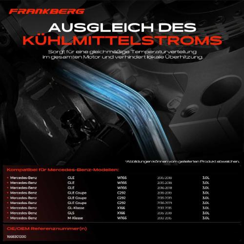 1x Kühlerschlauch Wasserschlauch für Mercedes-Benz GLE W166 C292 GLS X166 3.0L Bild 1x Kühlerschlauch Wasserschlauch für Mercedes-Benz GLE W166 C292 GLS X166 3.0L