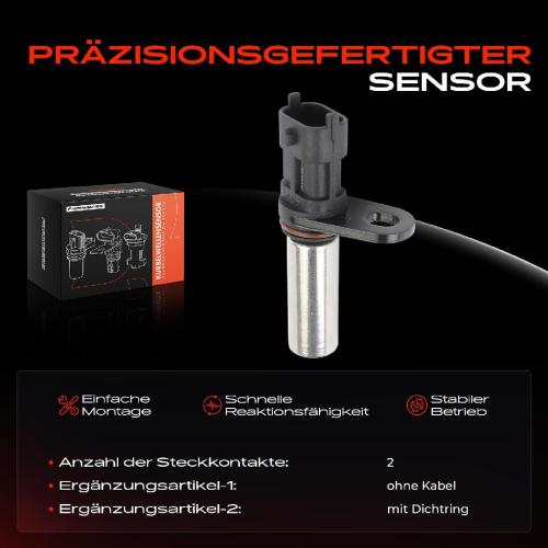 1x Kurbelwellensensor Impulsgeber für Opel Astra G H Combo Corsa C Meriva Vectra B C 1.4L 1.6L Bild 1x Kurbelwellensensor Impulsgeber für Opel Astra G H Combo Corsa C Meriva Vectra B C 1.4L 1.6L