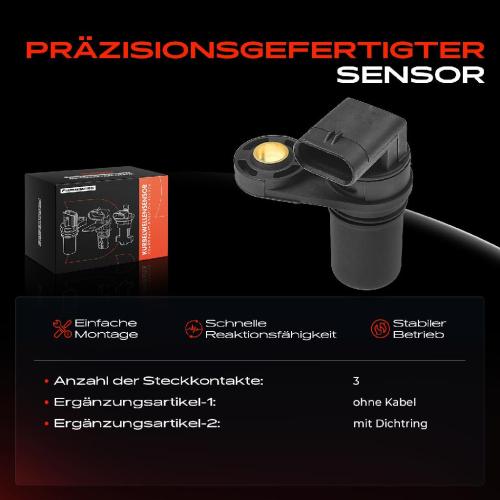 1x Kurbelwellensensor Impulsgeber für Jeep Grand Cherokee III/IV WK Chrysler 300 C 5.7L 6.4L Bild 1x Kurbelwellensensor Impulsgeber für Jeep Grand Cherokee III/IV WK Chrysler 300 C 5.7L 6.4L