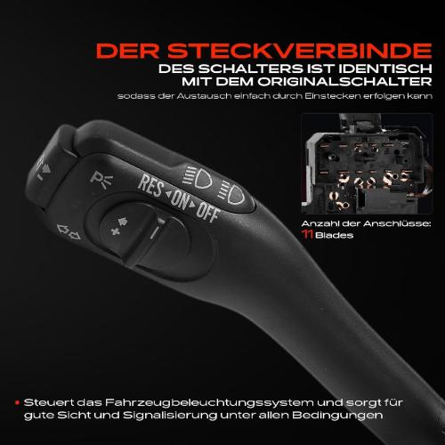 1x Kombischalter Lenkstockschalter für VW Golf IV Passat Audi A3 A6 TT Seat Skoda Bild 1x Kombischalter Lenkstockschalter für VW Golf IV Passat Audi A3 A6 TT Seat Skoda