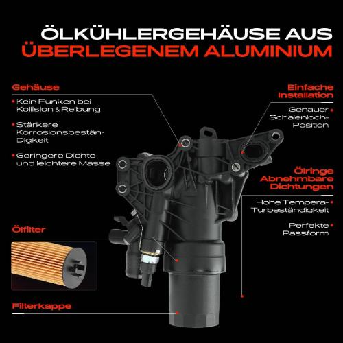 Frankberg 1x ÖlkühlerÖlfilter für Nissan NV250 X61 Qashqai II J11 1.5L Bild Frankberg 1x ÖlkühlerÖlfilter für Nissan NV250 X61 Qashqai II J11 1.5L