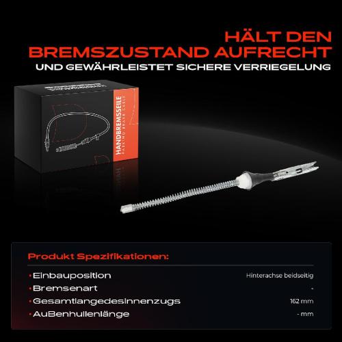 1x Seilzug Feststellbremse Hinterachse beidseitig für Ford Fiesta 6 B-Max JK Mazda 2 Bild 1x Seilzug Feststellbremse Hinterachse beidseitig für Ford Fiesta 6 B-Max JK Mazda 2