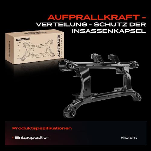 1x Achskörper Achsträger Motorträger Hinterachse für Hyundai Tucson JM KIA Sportage JE KM Bj ab 2004 Bild 1x Achskörper Achsträger Motorträger Hinterachse für Hyundai Tucson JM KIA Sportage JE KM Bj ab 2004