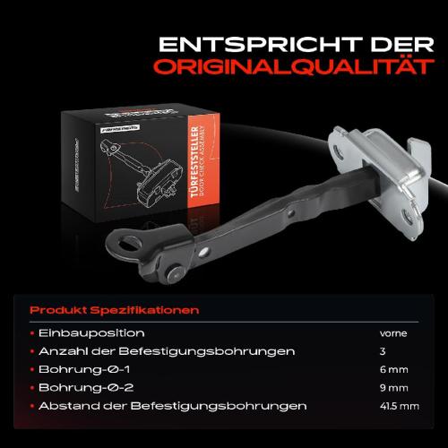 1x Türfeststeller Türfangband Türstopper Vorne für Toyota Hilux VIII Pritsche/Fahrgestell Pick-up Bild 1x Türfeststeller Türfangband Türstopper Vorne für Toyota Hilux VIII Pritsche/Fahrgestell Pick-up