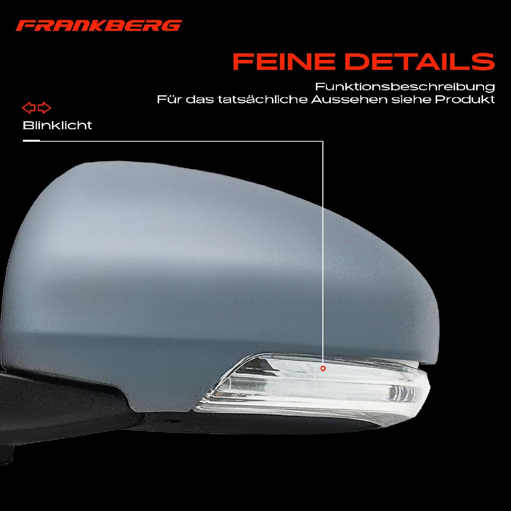 1x Außenspiegel Links für Toyota IQ J1 1.0L 1.3L 1.4L 2009-2015