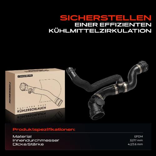 1x Kühlerschlauch Kühlwasserschlauch für BMW 7er F01 F02 F03 F04 2009-2015 Bild 1x Kühlerschlauch Kühlwasserschlauch für BMW 7er F01 F02 F03 F04 2009-2015