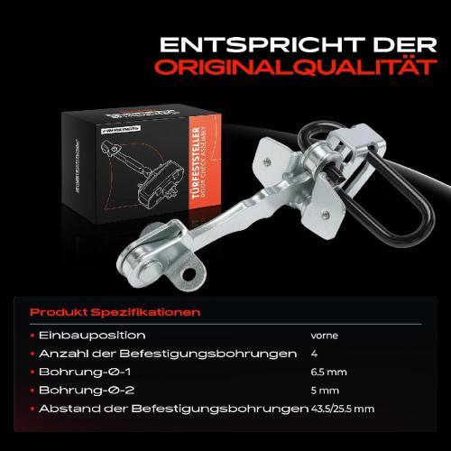 1x Türfeststeller Türfangband Türstopper Vorne für Lancia Ypsilon 843 2003-2011 Bild 1x Türfeststeller Türfangband Türstopper Vorne für Lancia Ypsilon 843 2003-2011