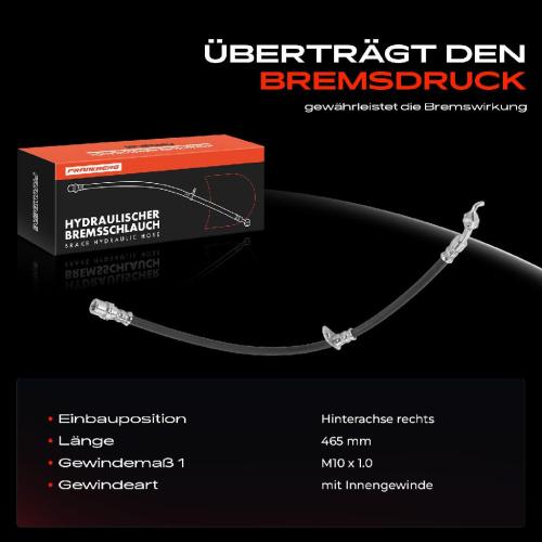 1x Bremsschlauch Bremsschläuche Hinterachse Rechts für Lexus RX MCU15 300 AWD 2001-2003 Bild 1x Bremsschlauch Bremsschläuche Hinterachse Rechts für Lexus RX MCU15 300 AWD 2001-2003