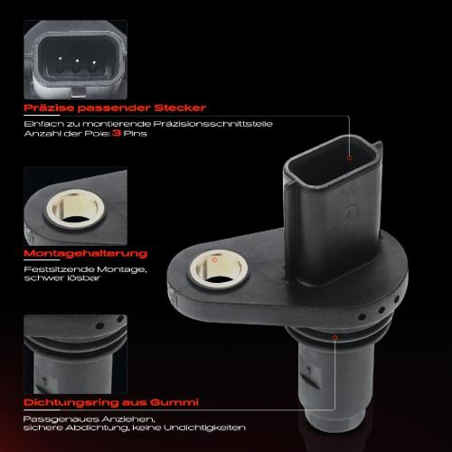 1x Kurbelwellensensor Impulsgeber für Nissan Micra III NV200 Note Qashqai I 1.6L Bild 1x Kurbelwellensensor Impulsgeber für Nissan Micra III NV200 Note Qashqai I 1.6L