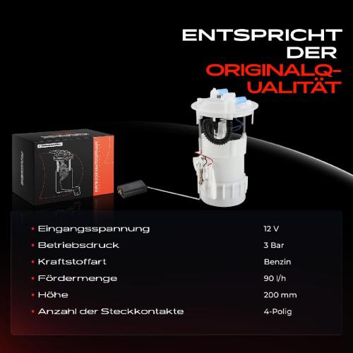 Frankberg 1x Kraftstoffpumpe für Renault Grand Scénic II Megane Coupé-Cabriolet Kombi Stufenheck Bj ab 2002 Bild Frankberg 1x Kraftstoffpumpe für Renault Grand Scénic II Megane Coupé-Cabriolet Kombi Stufenheck Bj ab 2002