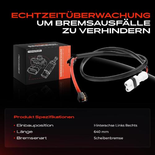 1x Warnkontakt Bremsbelagverschleiß Hinterachse für Porsche 928 5.0L 5.4L 1988-1995 Bild 1x Warnkontakt Bremsbelagverschleiß Hinterachse für Porsche 928 5.0L 5.4L 1988-1995