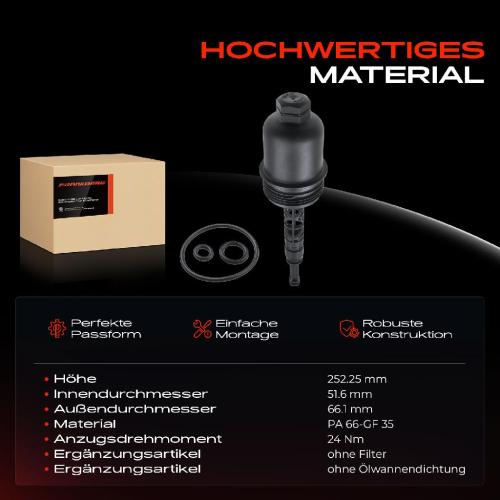 1x Ölfiltergehäuse Deckel für Mercedes-Benz W203 W204 W211 CL203 R171 Bild 1x Ölfiltergehäuse Deckel für Mercedes-Benz W203 W204 W211 CL203 R171