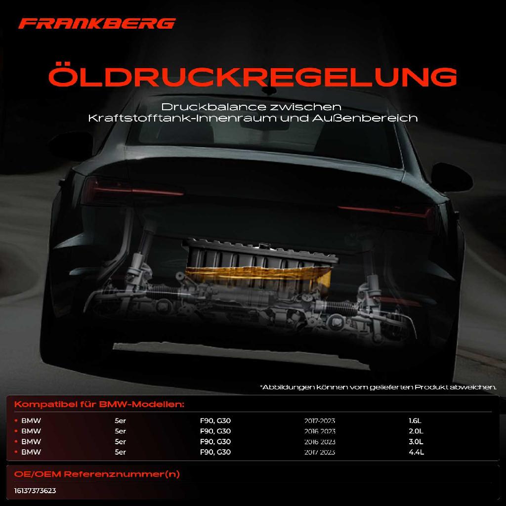 1x Aktivkohlefilter Tankentlüftung für BMW 5er F90 G30 2016-2023