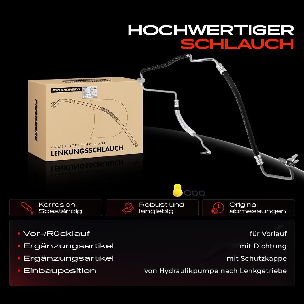 1x Servolenkung Schlauch für Citroën Saxo S0 S1 Peugeot 206 CC SW Schrägheck Stufen