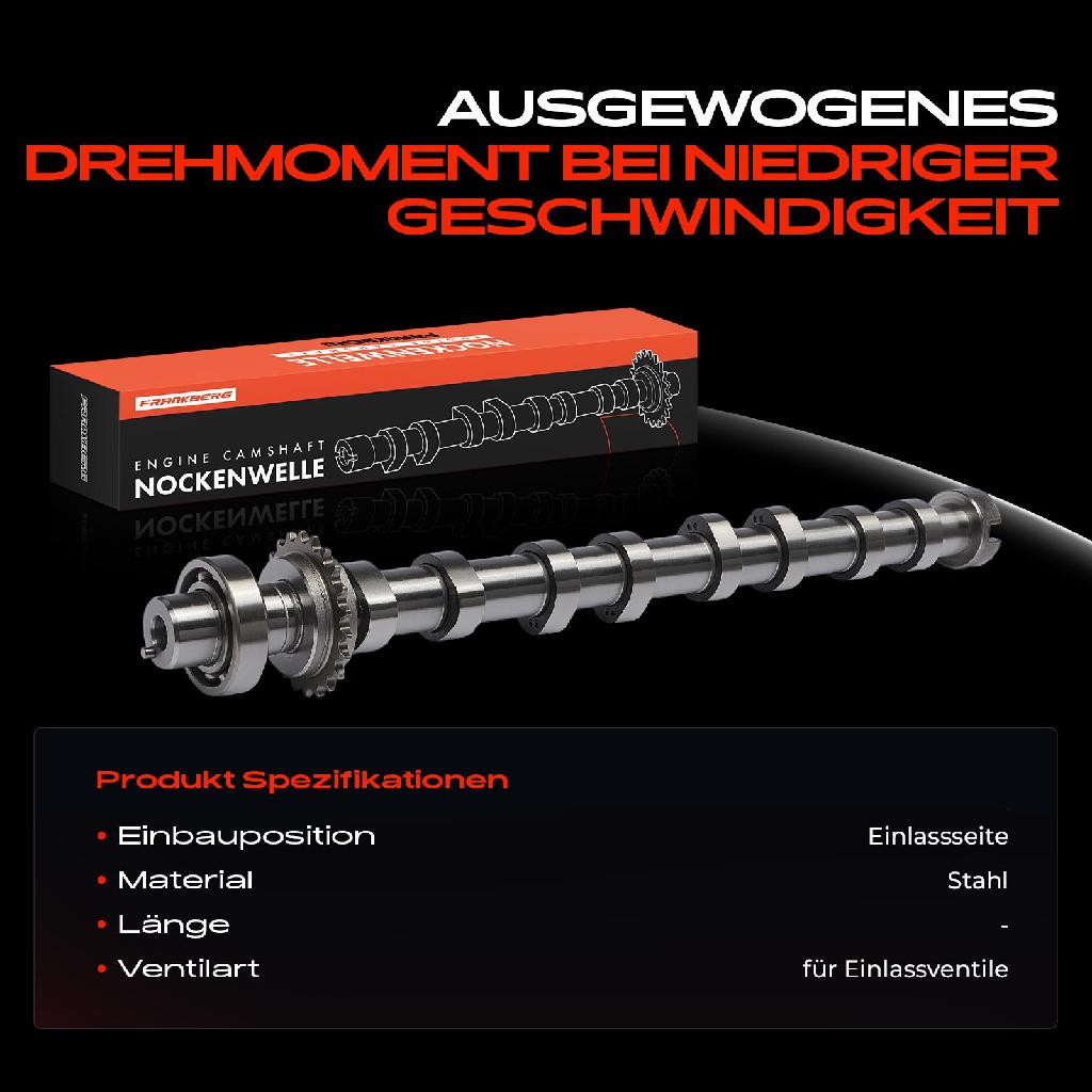 1x Nockenwelle für Citroën C3 C4 Berlingo Jumpy Ford Focus Opel Crossland X Fiat