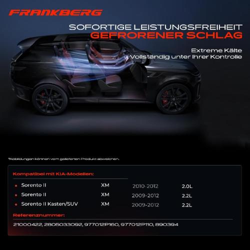 1x Klimakompressor für KIA Sorento II XM 2.0L 2.2L 2009-2012 Bild 1x Klimakompressor für KIA Sorento II XM 2.0L 2.2L 2009-2012