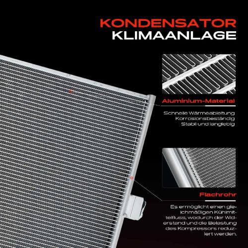 Frankberg 1x Kondensator Klimaanlage für Mercedes-Benz A-Klasse W176 CLA C117 X117 GLA X156 Bild Frankberg 1x Kondensator Klimaanlage für Mercedes-Benz A-Klasse W176 CLA C117 X117 GLA X156