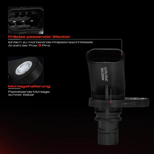 1x Kurbelwellensensor Impulsgeber für Porsche 718 Cayman 982 911 991 911 Targa Bild 1x Kurbelwellensensor Impulsgeber für Porsche 718 Cayman 982 911 991 911 Targa