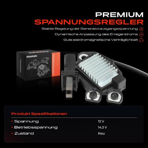 1x Lichtmaschinenregler Generatorregler für Citroën C3 II DS3 Peugeot 308 I 1.6L Bild 1x Lichtmaschinenregler Generatorregler für Citroën C3 II DS3 Peugeot 308 I 1.6L
