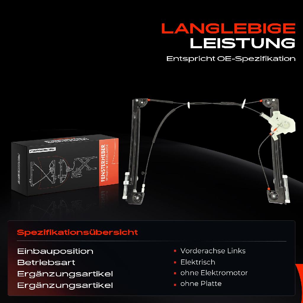 1x Fensterheber Vorne Links für Mini Cooper One R50 R52 R53 bis 2005/05