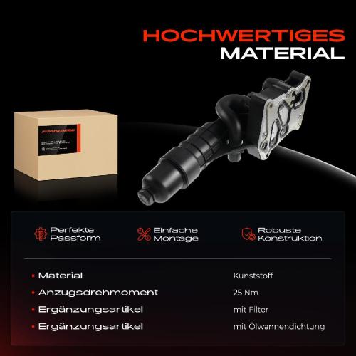 1x Ölfiltergehäuse für Mercedes-Benz W204 C204 S204 W212 S212 A207 C207 R172 Bild 1x Ölfiltergehäuse für Mercedes-Benz W204 C204 S204 W212 S212 A207 C207 R172