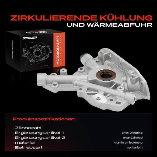 Frankberg 1x Ölpumpe für Opel Vectra B J96 1.6L 1995-2002 Bild Frankberg 1x Ölpumpe für Opel Vectra B J96 1.6L 1995-2002