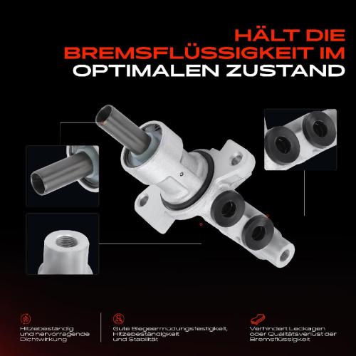 1x Hauptbremszylinder Bremszylinder für Mercedes-Benz W210 S210 W140 R129 2.8L-5.0L Bild 1x Hauptbremszylinder Bremszylinder für Mercedes-Benz W210 S210 W140 R129 2.8L-5.0L