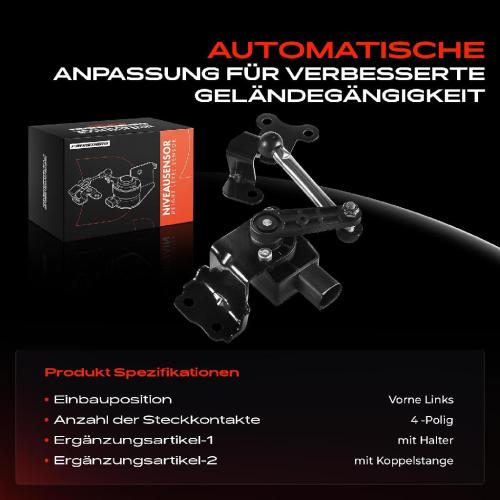 1x Höhensensor Niveauregulierung Hinten für Skoda Superb II 3T4 3T5 Yeti 5L Bild 1x Höhensensor Niveauregulierung Hinten für Skoda Superb II 3T4 3T5 Yeti 5L