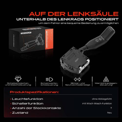 1x Kombischalter Lenkstockschalter für Renault 19 II B/C53 Kasten Schrägheck S53 Bild 1x Kombischalter Lenkstockschalter für Renault 19 II B/C53 Kasten Schrägheck S53