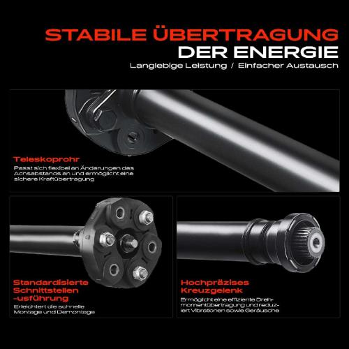 1x Kardanwelle Gelenkwelle Hinterachse für BMW X5 E53 2.9L 3.0L 4.4L 4.6L 2000-2006 Bild 1x Kardanwelle Gelenkwelle Hinterachse für BMW X5 E53 2.9L 3.0L 4.4L 4.6L 2000-2006