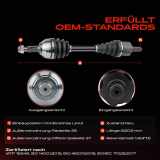 1x Antriebswelle Vorderachse Links für Peugeot 407 Coupe SW 6D 6C 6E Citroën C5 III Break C6 RD TD