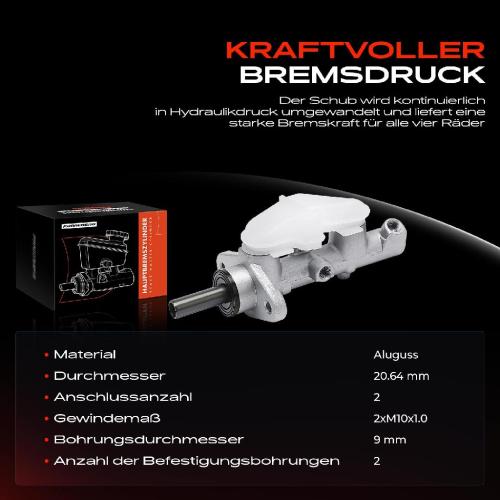 1x Hauptbremszylinder Bremszylinder für Honda Civic VIII FK FN FA FD 2005-2012 Bild 1x Hauptbremszylinder Bremszylinder für Honda Civic VIII FK FN FA FD 2005-2012
