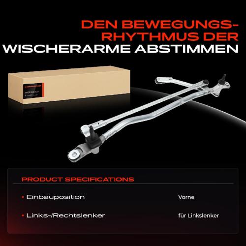 Frankberg 1x Wischergestänge Vorne für Audi A6 S6 RS6 A7 RS7 S7 4G 2010-2018 Bild Frankberg 1x Wischergestänge Vorne für Audi A6 S6 RS6 A7 RS7 S7 4G 2010-2018