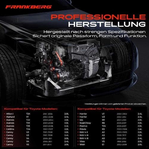 1x Spannrolle Riemenspanner für Toyota Avensis T25 Camry Harrier RAV 4 III 2.0L 2.4L Bild 1x Spannrolle Riemenspanner für Toyota Avensis T25 Camry Harrier RAV 4 III 2.0L 2.4L