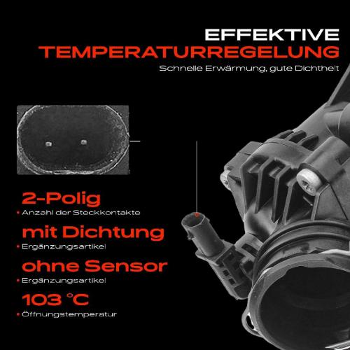 1x Thermostat Kühlmittel für Mercedes-Benz W204 C204 S204 C218 X218 W212 A207 C207 S212 Bild 1x Thermostat Kühlmittel für Mercedes-Benz W204 C204 S204 C218 X218 W212 A207 C207 S212