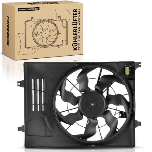 Frankberg 1x Motorkühller Einfachlüfter mit Kühlerlüfterrahmen Hyundai Tucson iX35 KIA Sportage 1.6L 2.0L Bild Frankberg 1x Motorkühller Einfachlüfter mit Kühlerlüfterrahmen Hyundai Tucson iX35 KIA Sportage 1.6L 2.0L