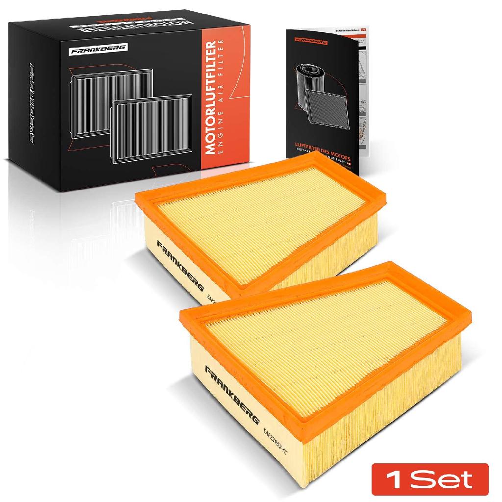 2x Luftfilter Filtereinsatz für VW Polo 6C1 6R1 9N Fox Seat Ibiza 6J 6P Skoda Roomster Fabia