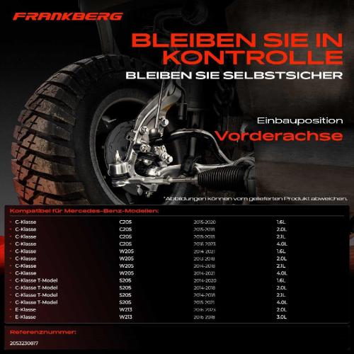 1x Querlenker Vorderachse für Mercedes-Benz C-Klasse W205 C-Klasse Coupe C205 C-Klasse T-Model S205 Bild 1x Querlenker Vorderachse für Mercedes-Benz C-Klasse W205 C-Klasse Coupe C205 C-Klasse T-Model S205