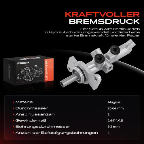 1x Hauptbremszylinder Bremszylinder für Toyota Corolla E12 E11 E15 1.4L-2.0L Bild 1x Hauptbremszylinder Bremszylinder für Toyota Corolla E12 E11 E15 1.4L-2.0L