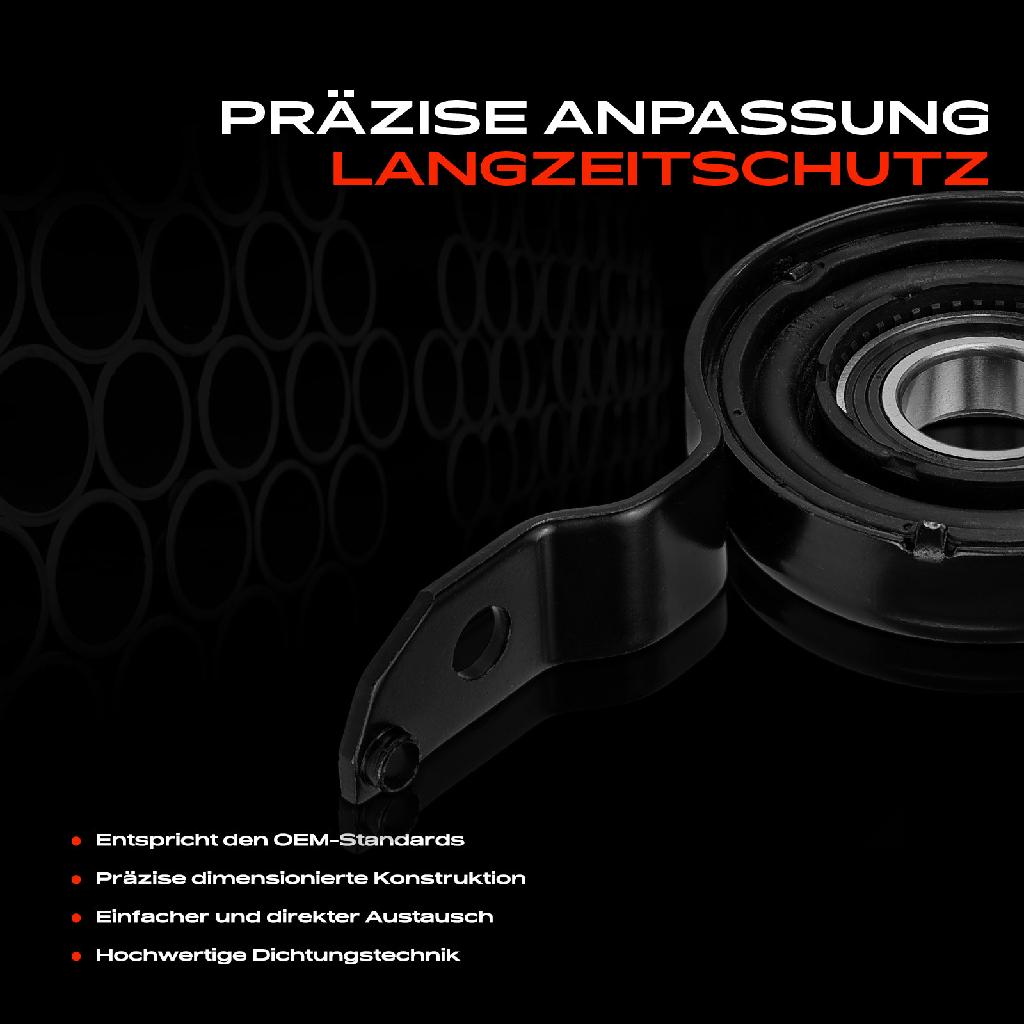 1x Lagerung Gelenkwelle Kardanwellenlager für Audi Q5 8RB 2.0L 3.0L 2008-2017