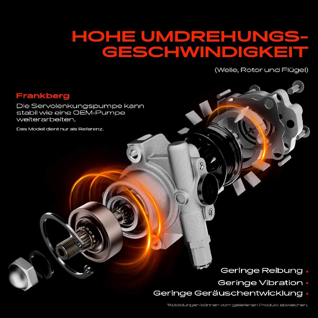 1x Servopumpe hydraulisch für Mercedes-Benz E-Klasse W210 S210 2.2L 2.7L